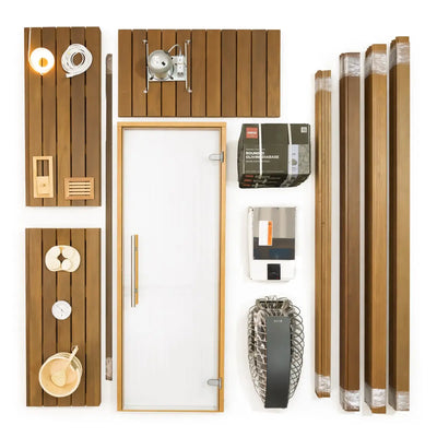 Carbon Smart Saunas - 6' x 9' x 8' - by Finnish Sauna Builders