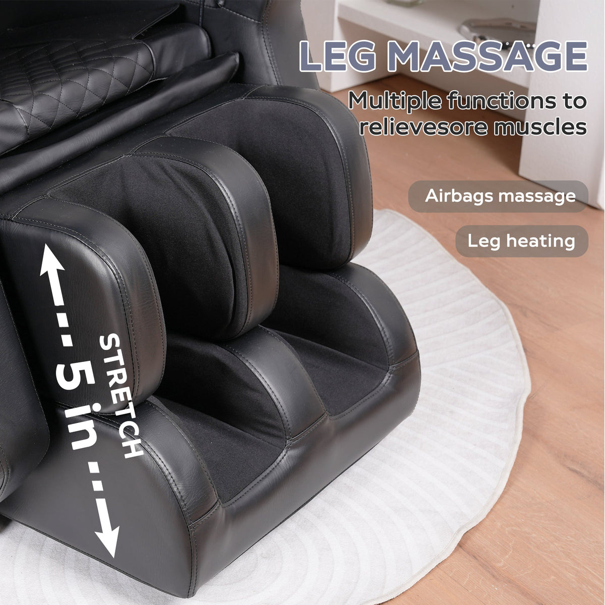 Massage Chair Recliner with Zero Gravity and Full Body Air Pressure