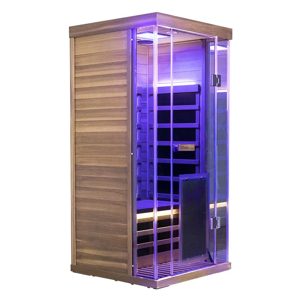 SR01 1 Person Red Cedar Far Infrared Sauna
