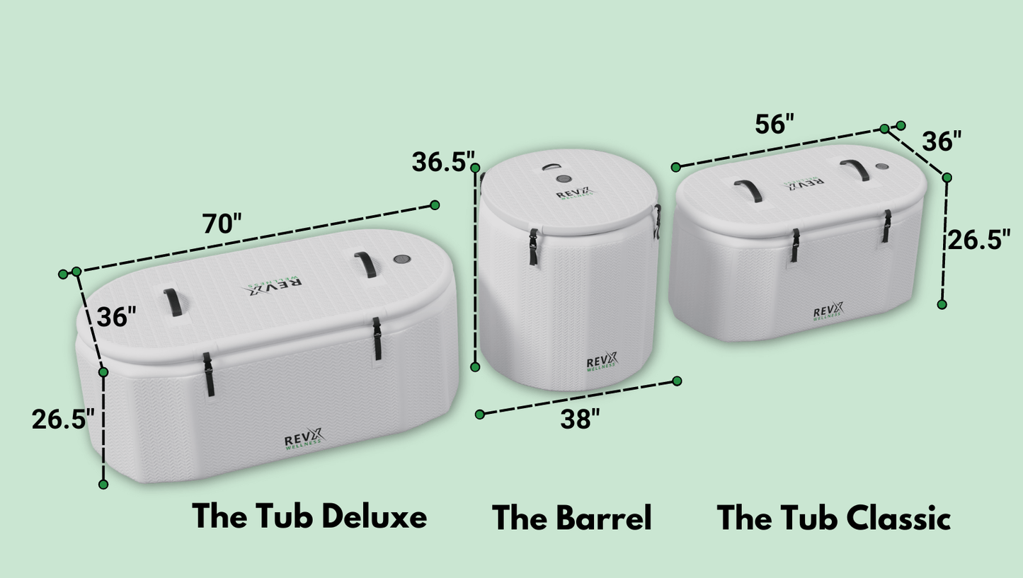 RevX Inflatable Barrel with Inflatable Steps