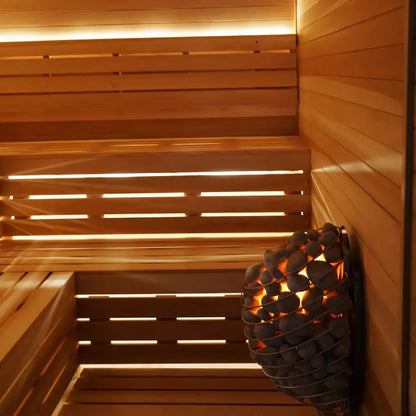 Carbon Smart Saunas - 4' x 5' x 8' - by Finnish Sauna Builders