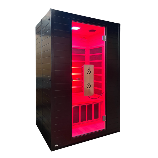 Blisspod | Malmo | All-In-One | Infrared + Red Light Panel | Premium Sauna | Low EMF | LED Chromotherapy | 2 Person