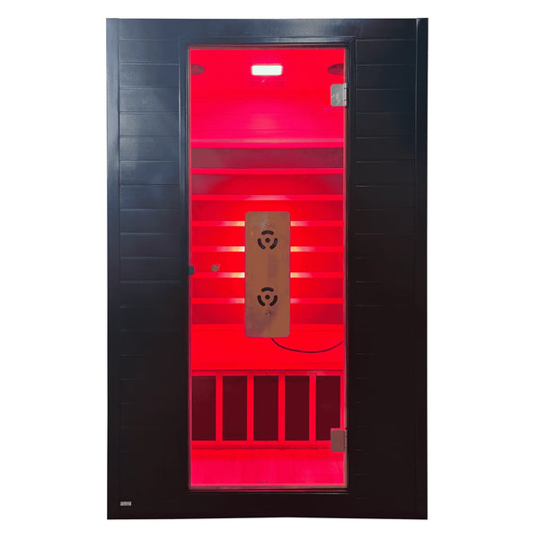 Blisspod | Malmo | All-In-One | Infrared + Red Light Panel | Premium Sauna | Low EMF | LED Chromotherapy | 2 Person