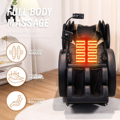 Tranquil Automatic Zero-Gravity Massage Recliner Chair With Full Body Air Pressure (SAK76018)