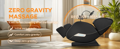 2024 Massage Chair Recliner with Zero Gravity & Full Body Air Pressure