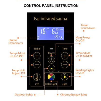 SR01 1 Person Red Cedar Far Infrared Sauna