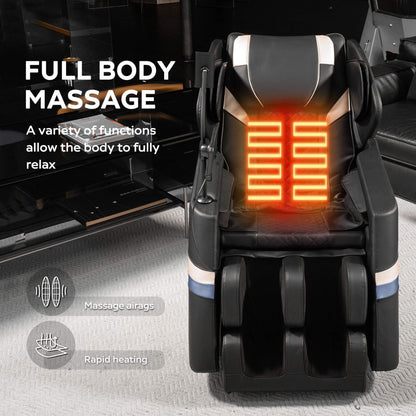 Bliss Full-Body Zero-Gravity Massage Chair Recliner With Six Massage Rollers (SAK91825)