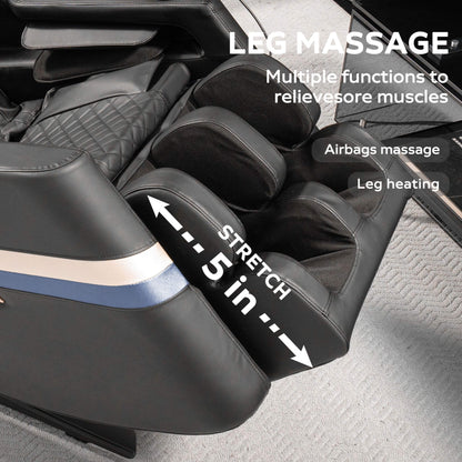Bliss Full-Body Zero-Gravity Massage Chair Recliner With Six Massage Rollers (SAK91825)