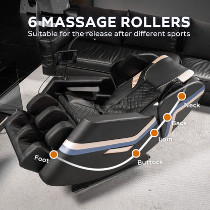 Bliss Full-Body Zero-Gravity Massage Chair Recliner With Six Massage Rollers (SAK91825)