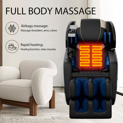Imperium Full-Body Zero-Gravity Massage Recliner Chair With Ambient Lighting (SAK34591)