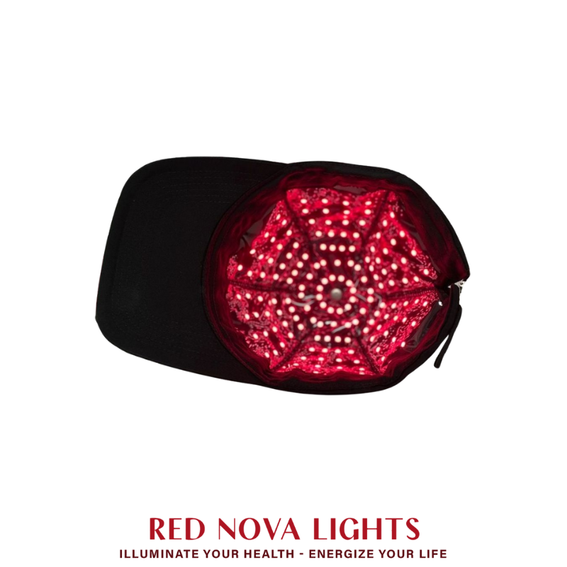 Red Light Therapy Hat for Hair Growth & Pain Relief – 660nm + 850nm