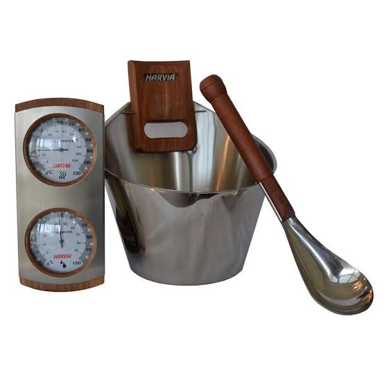 Harvia Steel Accessories Set Stainless Steel - Finnish Sauna Builders