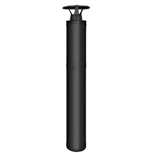 Harvia Steel Chimney WHP1500M Black - Finnish Sauna Builders