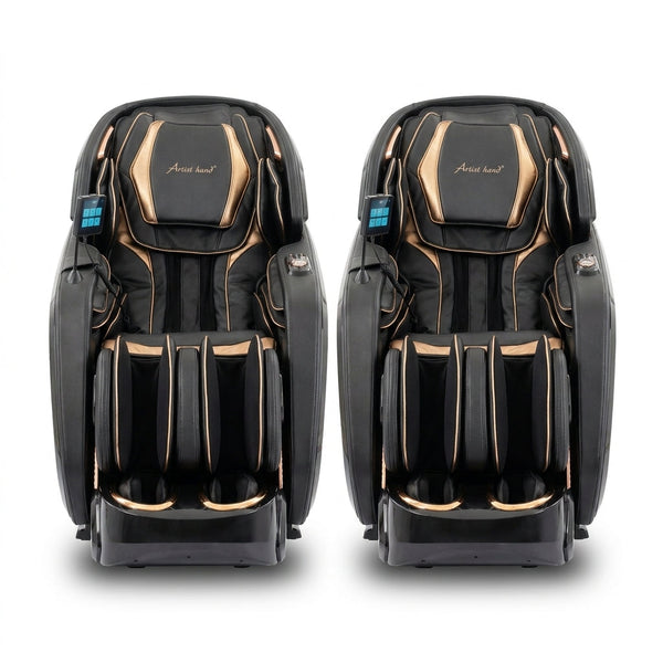 4D SL Track Zero Gravity Full Body Heated Massage Chair with AI Voice Control,Memory Function