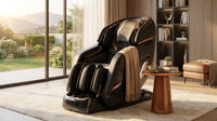 4D SL Track Zero Gravity Full Body Heated Massage Chair with AI Voice Control,Memory Function — Lifestyle