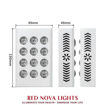 Mini 60 Handheld Red Light Therapy Device – Portable 660nm & 850nm LED for Pain Relief & Skin Health